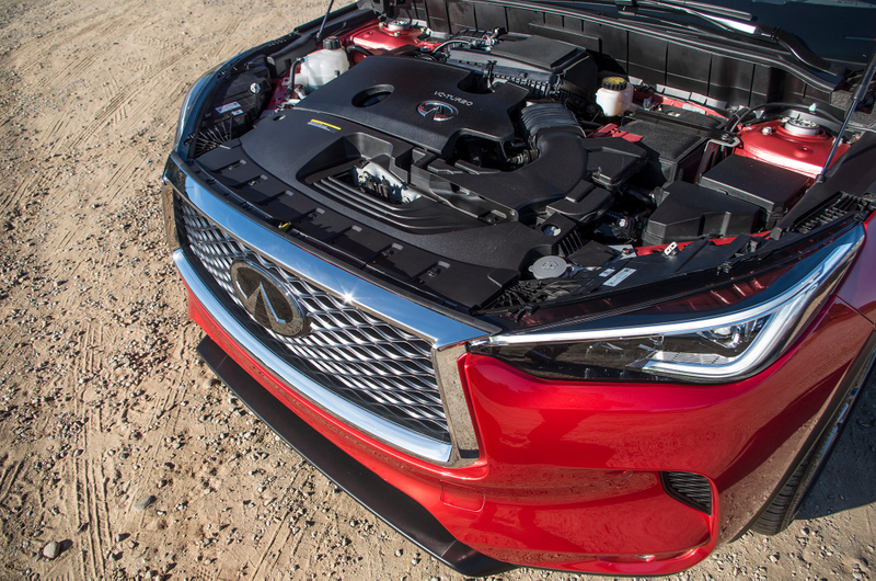 Illustration for article titled The 2019 Infiniti QX50 Is A High-Tech Baby Stroller With A Trick Variable Compression Engine
